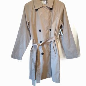 Old Navy Ladies Tan Beige Pea  Coat Water Resistant